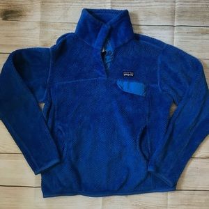 Patagonia Re-tool Snap Fleece - XS Blue